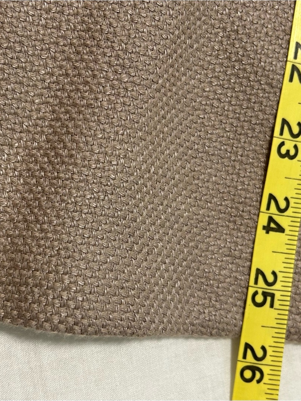 Eileen Fisher Open Front Textured Linen Blend Swing Jacket - Taupe - Picture 8 of 8